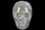 Realistic, Carved, Purple Fluorite Skull #116477-1